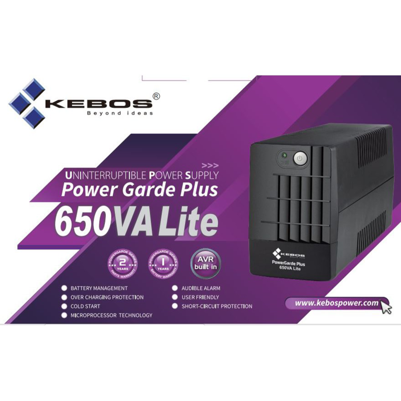 Kebos Power Garde Plus 650VA Lite UPS