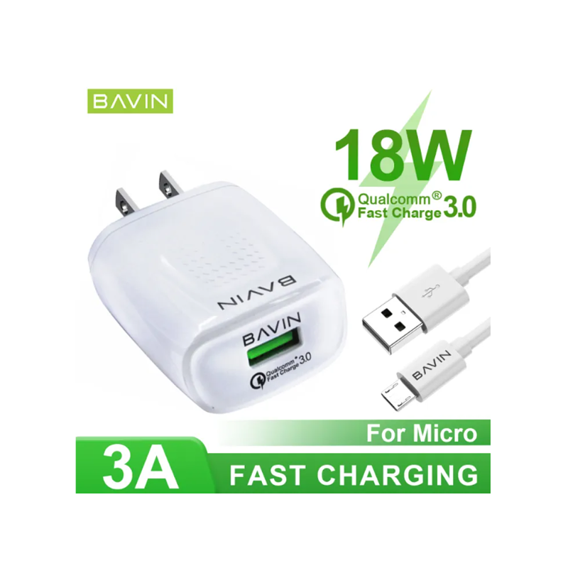 Bavin PC357 Micro QC3.0 Fast Charger