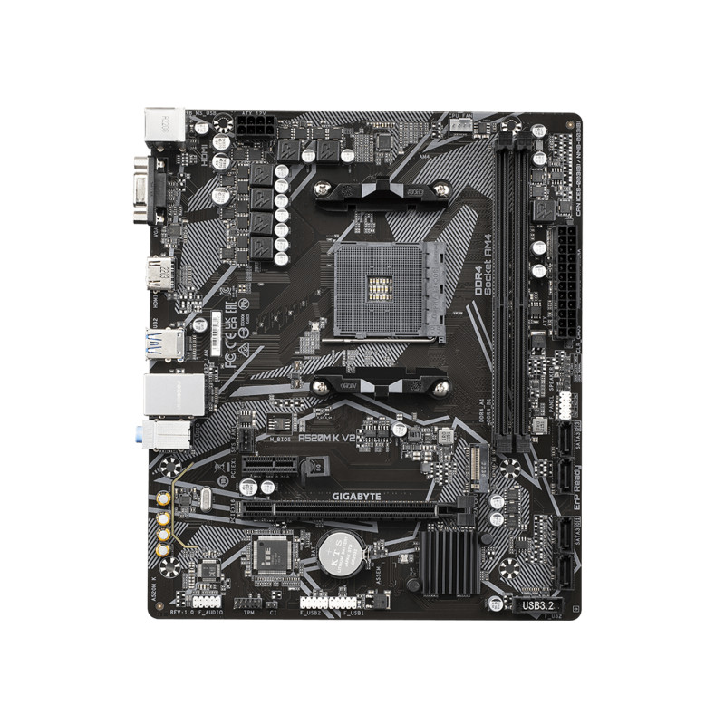 GIGABYTE A520M K 2DDR4 M.2 MOTHERBOARD