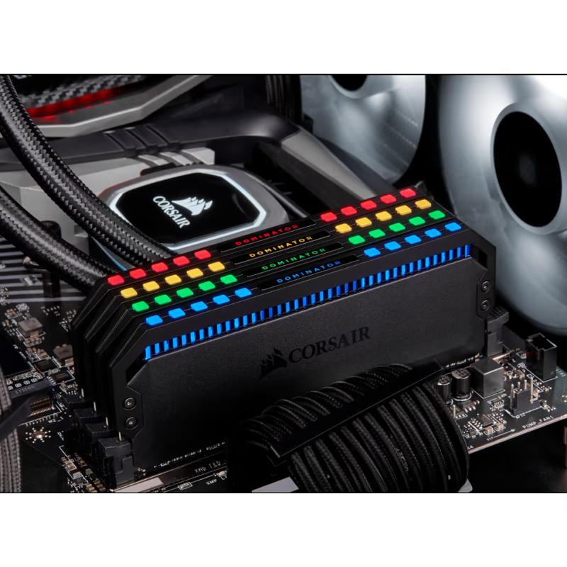 Corsair Dominator® Platinum RGB 16GB (2 x 8GB) DDR4 DRAM 3200MHz C16 Memory Kit