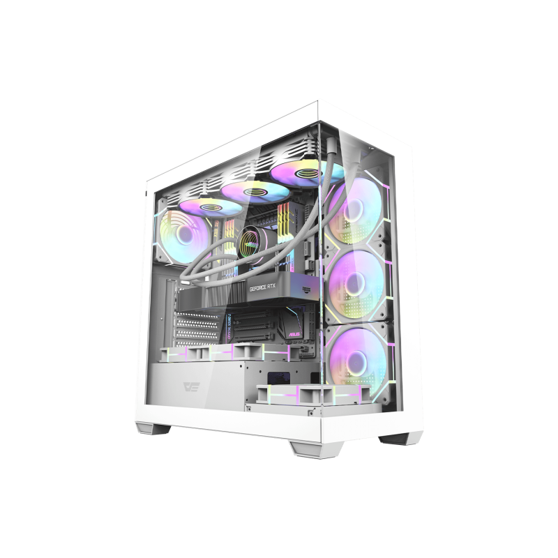 DarkFlash DS900 ATX Case W/ Tempered Glass Panoramic Side
