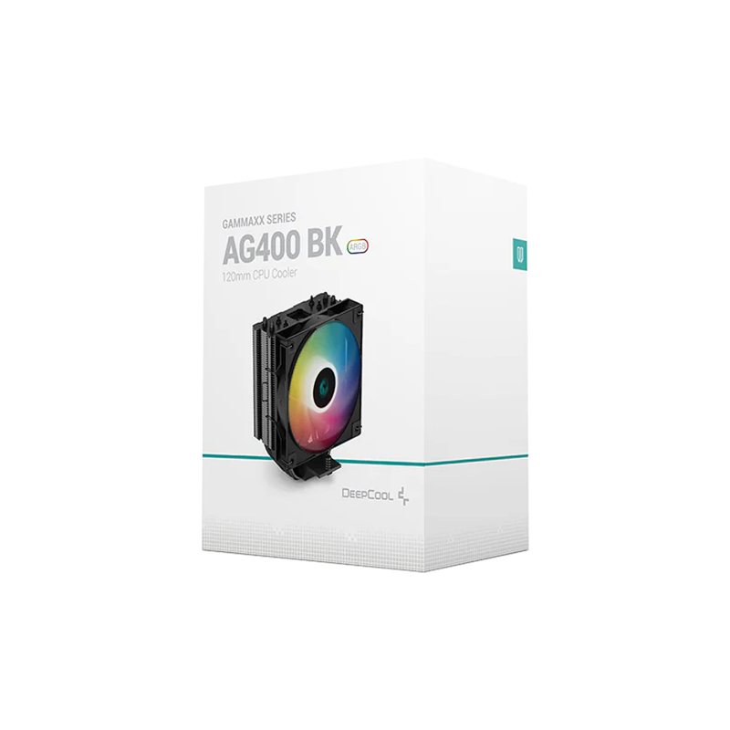 DeepCool AG400 Plus Single-Tower CPU Cooler (Black)