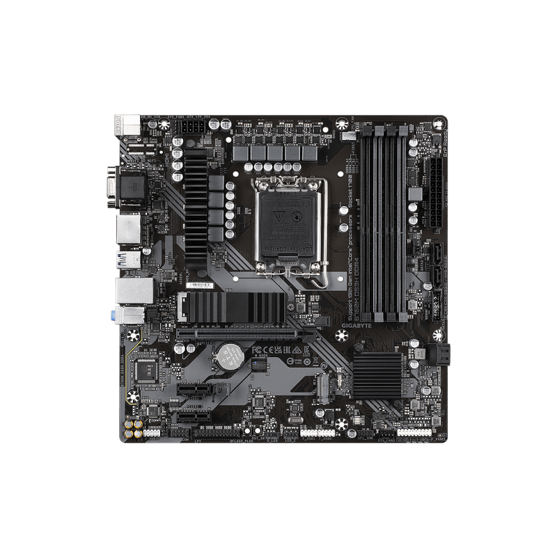 Gigabyte B760M DS3H 4DDR4 2XM.2 Motherboard (DB15, HDMI, 2XDP)