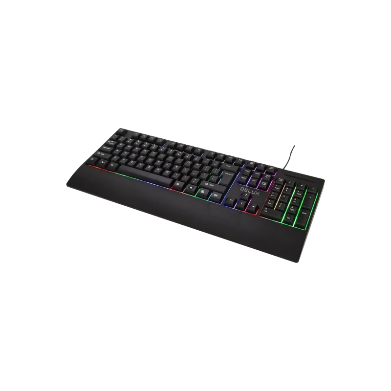 Delux K9852U 104 Keys Membrane Keyboard
