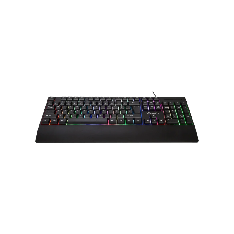Delux K9852U 104 Keys Membrane Keyboard