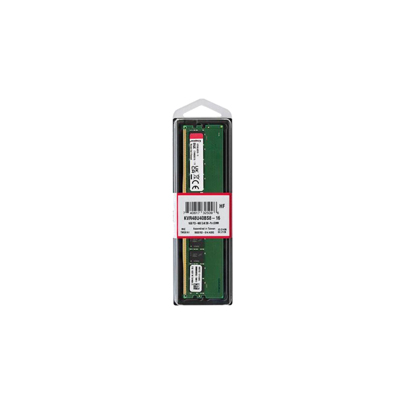 Kingston 16GB DDR5-4800 UDIMM KVR48U40BS8-16 Memory Desktop