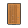 Darkflash WD200 M-ATX Case Wood Edition W/ Metal Mesh Panel (Black)