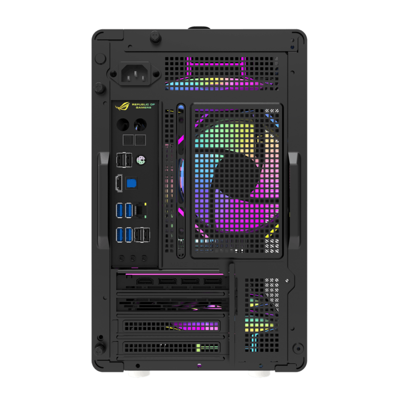Darkflash WD200 M-ATX Case Wood Edition W/ Metal Mesh Panel (Black)