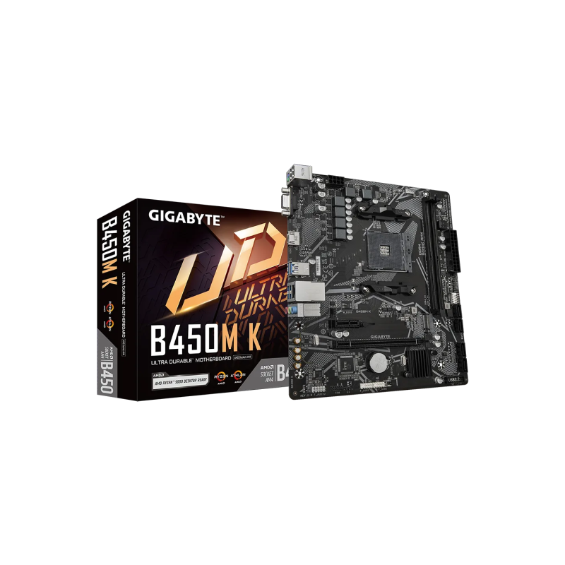 Gigabyte B450M-K 2DDR4 M.2 HDMI Motherboard rev. 2.0