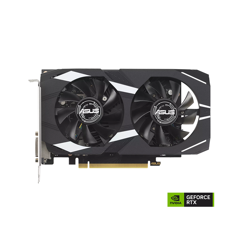 ASUS RTX 3050 6GB 96BIT GDDR6 DUAL-06G (DVI HDMI DP)