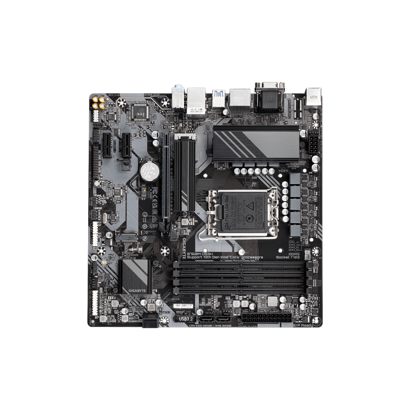 Gigabyte B760M DS3H LGA 1700 DDR5 4XDIMMS Motherboard