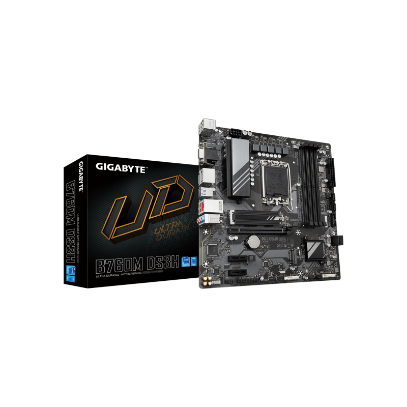 Gigabyte B760M DS3H LGA 1700 DDR5 4XDIMMS Motherboard