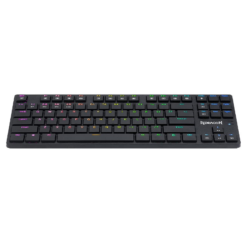 REDRAGON ANUBIS RGB WIRED/WIRELESS/BLUETOOTH TKL MECHANICAL KEYBOARD (BROWN SWITCH)